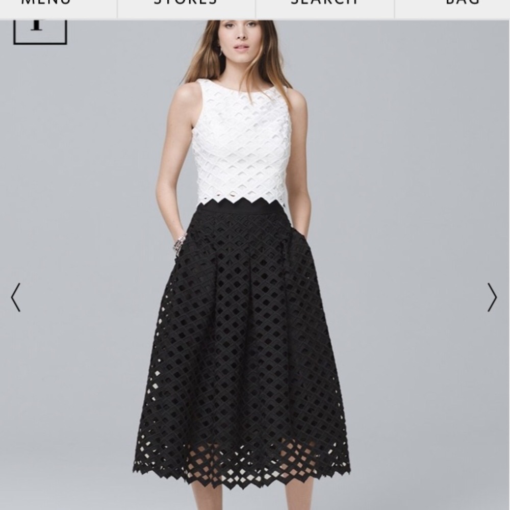 White House Black Market skirt size 2P New w/ tag - Picture 2 of 8